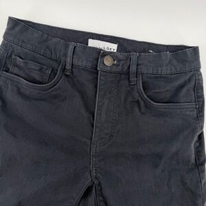 LOFT Women's dark gray high Rise Skinny‎ Jeans Size 24 Wais